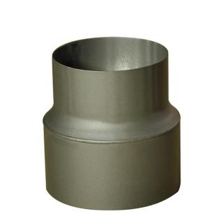 Eurometal Redukce trubková 160/130 mm , silnostěnná, černá
