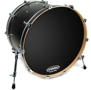 Evans BD22RA EQ1 Resonant 22" Černá Rezonanční blána na buben