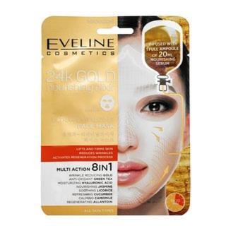 Eveline 24k Gold Nourishing Elixir plátýnková maska pro všechny typy pleti 20 ml