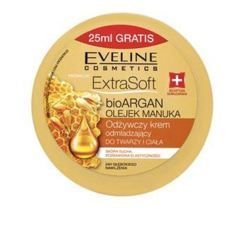 Eveline Extra Soft BioARGAN Manuka Oil Face and Body Cream omlazující pleťový krém 175 ml
