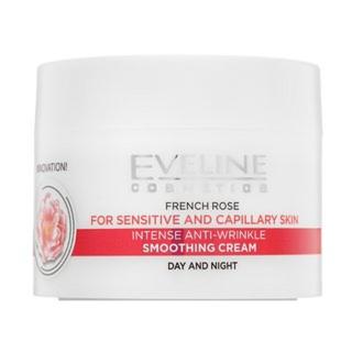 Eveline French Rose Hialuron Smoothing Face Cream hydratační krém pro všechny typy pleti 50 ml