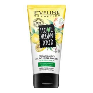 Eveline I Love Vegan Food Refreshing and revitalizing Face Wash Gel čistící gel pro všechny typy pleti 150 ml