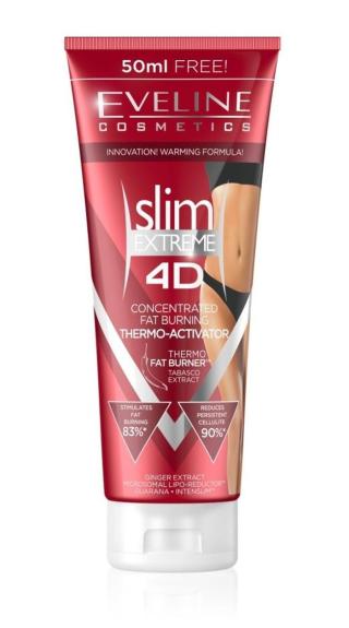 Eveline SLIM 4D Thermo active zeštíhlující sérum 250 ml