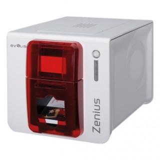 Evolis Zenius Expert, single sided, 12 dots/mm , USB, Ethernet, red