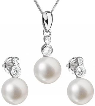 Evolution Group Souprava stříbrných šperků s pravými perlami Pavona 29035.1