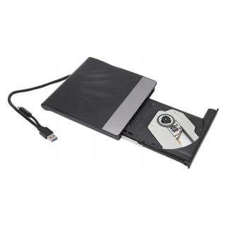 Externí DVD mechanika USB3.0 Typ C Duální porty