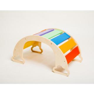 Family-SCL Rainbow bow rocker natural/rainbow