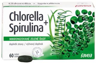 Favea Chlorella+spirulina Tbl.60
