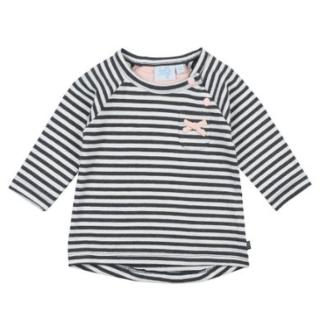 Feetje Longsleeve Striped Dots antracitová melanž