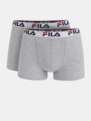 FILA Boxerky 2 ks Šedá