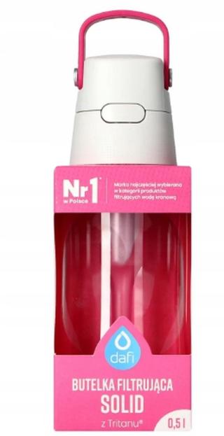 Filtrační láhev Dafi Solid 0,5 l růžová