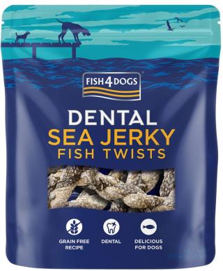 FISH4DOGS Dentální pamlsky pro psy mořská ryba - závitky 100 g