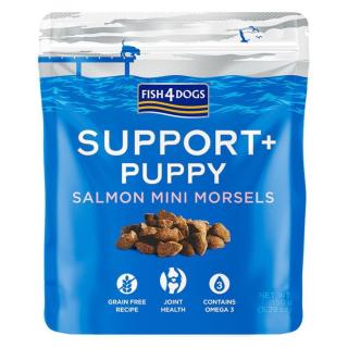 FISH4DOGS Pamlsky pro štěňátka na podporu zdraví kloubů s kousky lososa 150 g