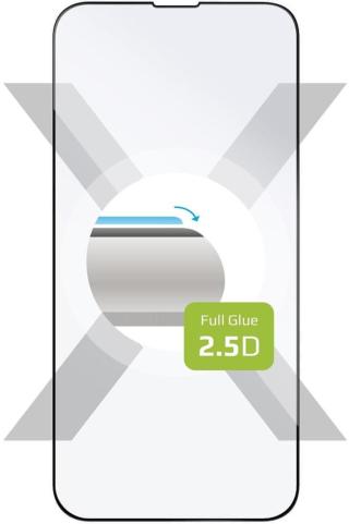 FIXED Ochranné tvrzené sklo Full-Cover pro Apple iPhone 14, lepení přes celý displej, FIXGFA-928-BK, černé