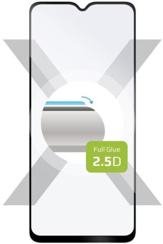 FIXED Ochranné tvrzené sklo Full-Cover pro Samsung Galaxy A04, lepení přes celý displej, černé, FIXGFA-1090-BK