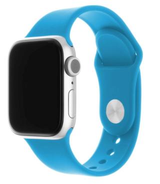 FIXED Set silikonových řemínků Silicone Strap pro Apple Watch 42/44/45 mm, syté modrý FIXSST-434-DEBL