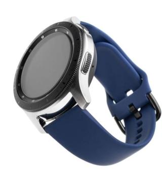 FIXED Silikonový řemínek Silicone Strap s šířkou 20mm pro smartwatch, modrý FIXSST-20MM-BL