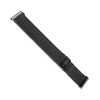 FIXED Síťovaný nerezový řemínek Mesh Strap s šířkou 20 mm pro smartwatch FIXMEST-20MM-BK, černý
