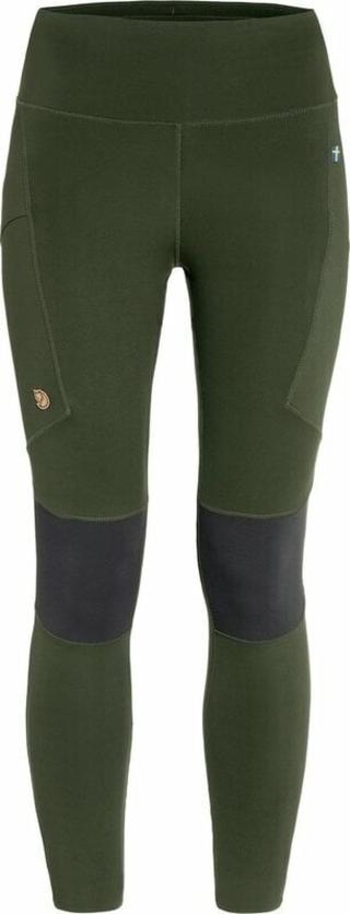 Fjällräven Outdoorové kalhoty Abisko Trekking Tights Pro W Deep Forest/Iron Grey XS