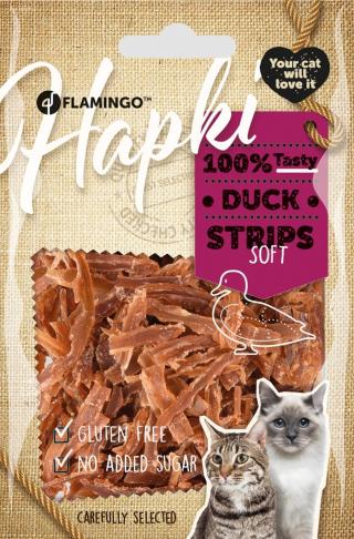 Flamingo Hapki Strips Soft - proužky s kachnou 50 g