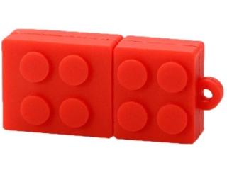 Flash Disk Usb 16 Gb Kostky Lego Červená Zábava