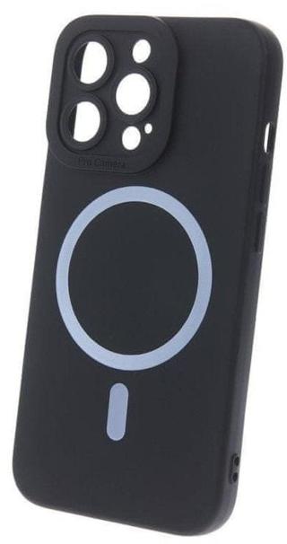 Forever Silikonové TPU pouzdro Mag pro iPhone 15 Pro Max černé