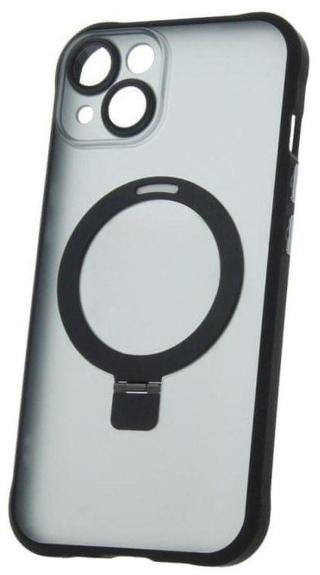 Forever Silikonové TPU pouzdro Mag Ring pro iPhone 14 černé