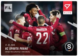 Fotbalová karta Fortuna Liga 23-24 L-23 AC Sparta Praha