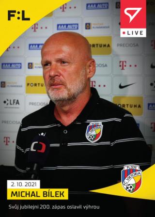 Fotbalové karty Fortuna Liga 2021-22 - L-041 Michal Bílek