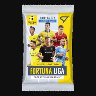 Fotbalové karty Fortuna Liga SK 2021-22 Hobby balíček