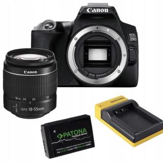Fotoaparát Canon Eos 250D 18-55 mm f 4-5,6 Is Stm