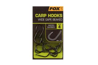 Fox Háčky Carp Hooks Wide Gape Beaked 10ks Velikost háčku: #6