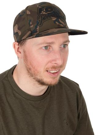 Fox kšiltovka camo flat peak snapback hat