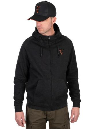 Fox mikina collection lightweight hoodie orange black - xxl
