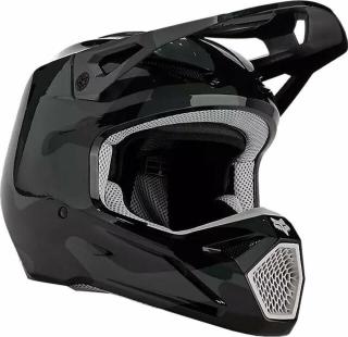 FOX V1 Bnkr Helmet Black Camo XL Přilba