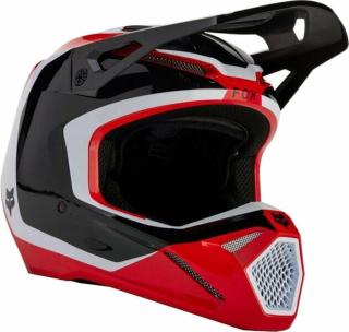 FOX V1 Nitro Helmet Fluorescent Red M Přilba