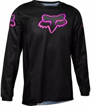 FOX Youth Girls Blackout Jersey Black/Pink S Motokrosový dres