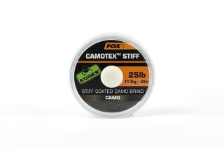 Fox Ztužená šňůrka Camotex Stiff Camo 20m - 35lb