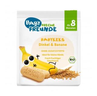 FRECHE FREUNDE Bio sušenky špalda a banán 8m+ 100 g