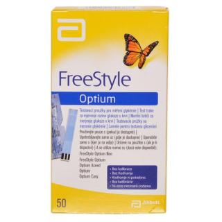 FREESTYLE Optium testovací proužky 50 kusů