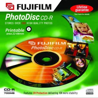 Fuji Cd-r 700MB Photo Disc Archive Printable 1pc.