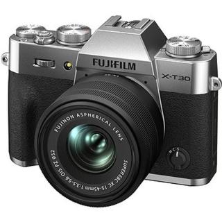 Fujifilm X-T30 II stříbrný + Fujinon XC 15-45mm f/3,5-5,6 OIS PZ