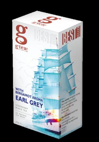 G Tea Černý ochucený čaj Earl Grey - 25 sáčků