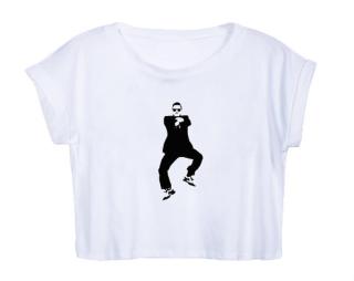 Gangnam Dámské tričko Organic Crop Top