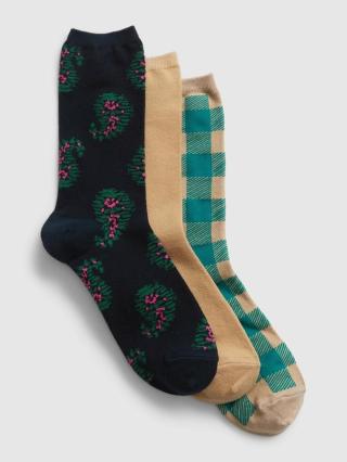 GAP Ponožky 3 páry Zelená
