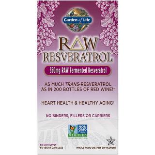Garden of Life Raw Resveratrol přírodní antioxidant 60 ks
