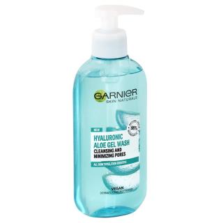 Garnier Čisticí gel pro všechny typy pleti Hyaluronic Aloe Gel Wash 200 ml