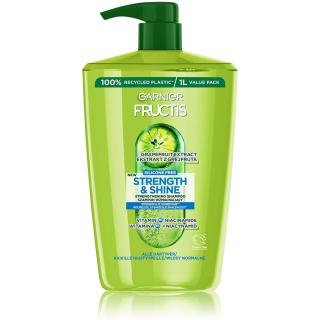Garnier Posilující šampon pro všechny typy vlasů bez lesku a síly Fructis Strength & Shine  1000 ml