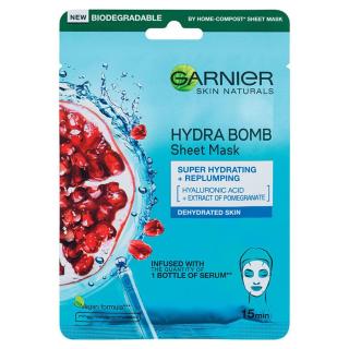 GARNIER Skin Naturals Hydra Bomb Textilní maska Pomegranate 28 g