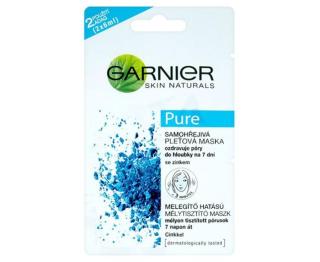 Garnier Skin Naturals Pure samohřejivá pleťová maska  2 x 6 ml